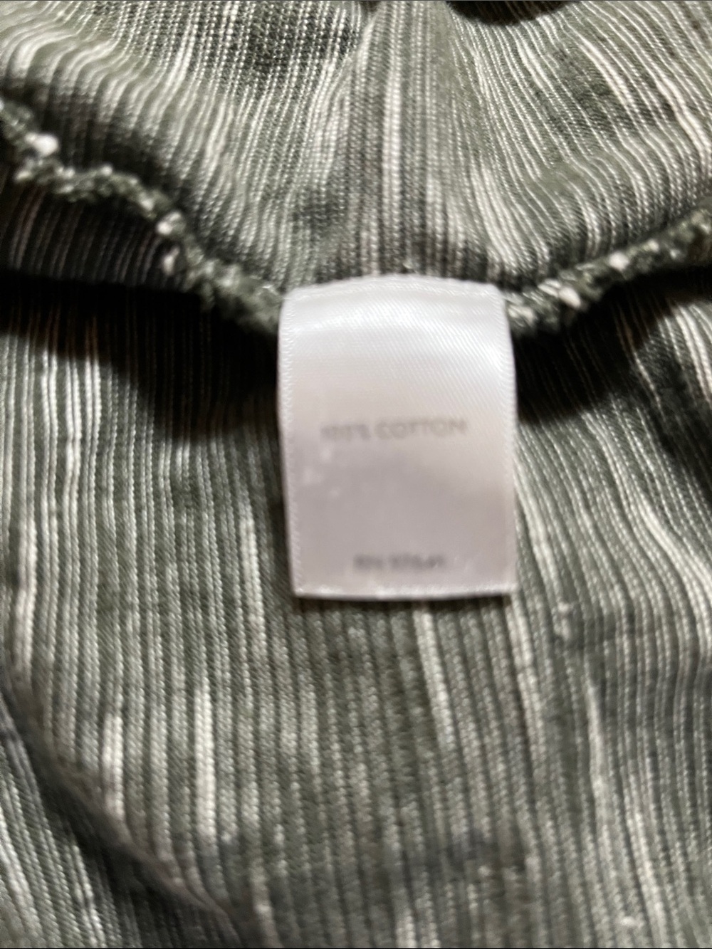 J. Jill Olive Green Scoop Neck Short Sleeve Top Cotton Casual Relaxed - Picture 7 of 8